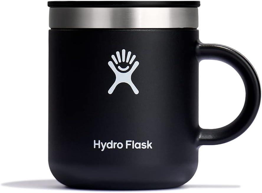 imageHydro Flask Coffee Mug Insulated Stainless Steel Non Spill Leak Resistant Travel Mug 12 Oz SandpiperBlack