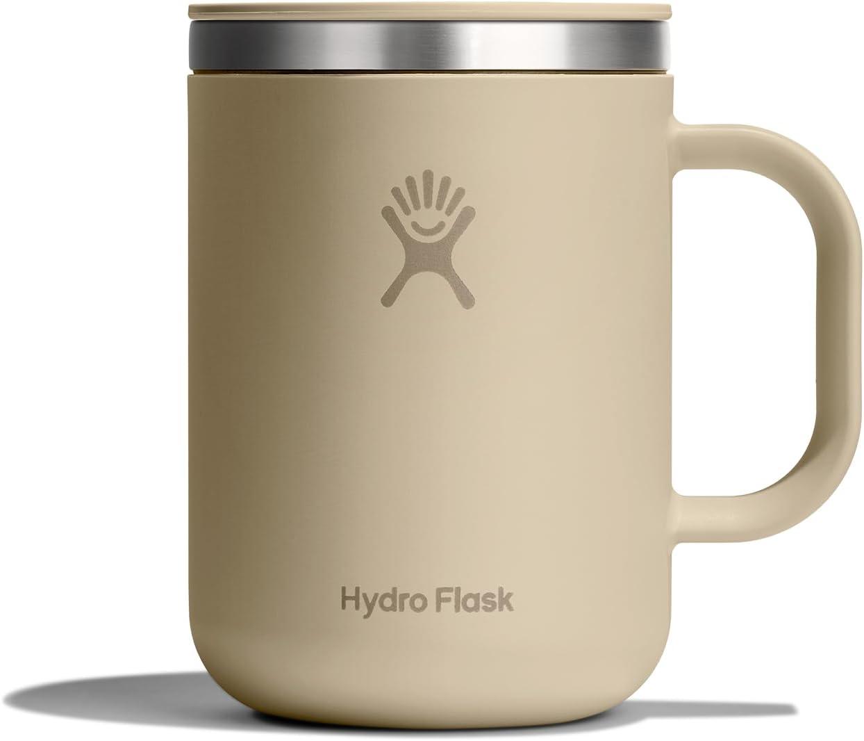 imageHydro Flask Coffee Mug Insulated Stainless Steel Non Spill Leak Resistant Travel Mug 12 Oz SandpiperOAT