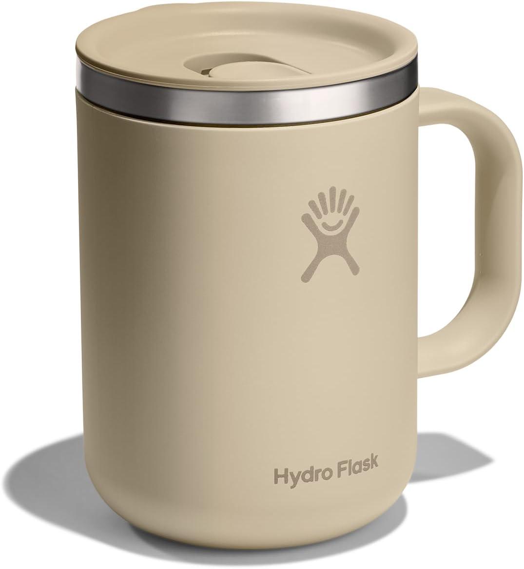 imageHydro Flask Coffee Mug Insulated Stainless Steel Non Spill Leak Resistant Travel Mug 12 Oz SandpiperOAT