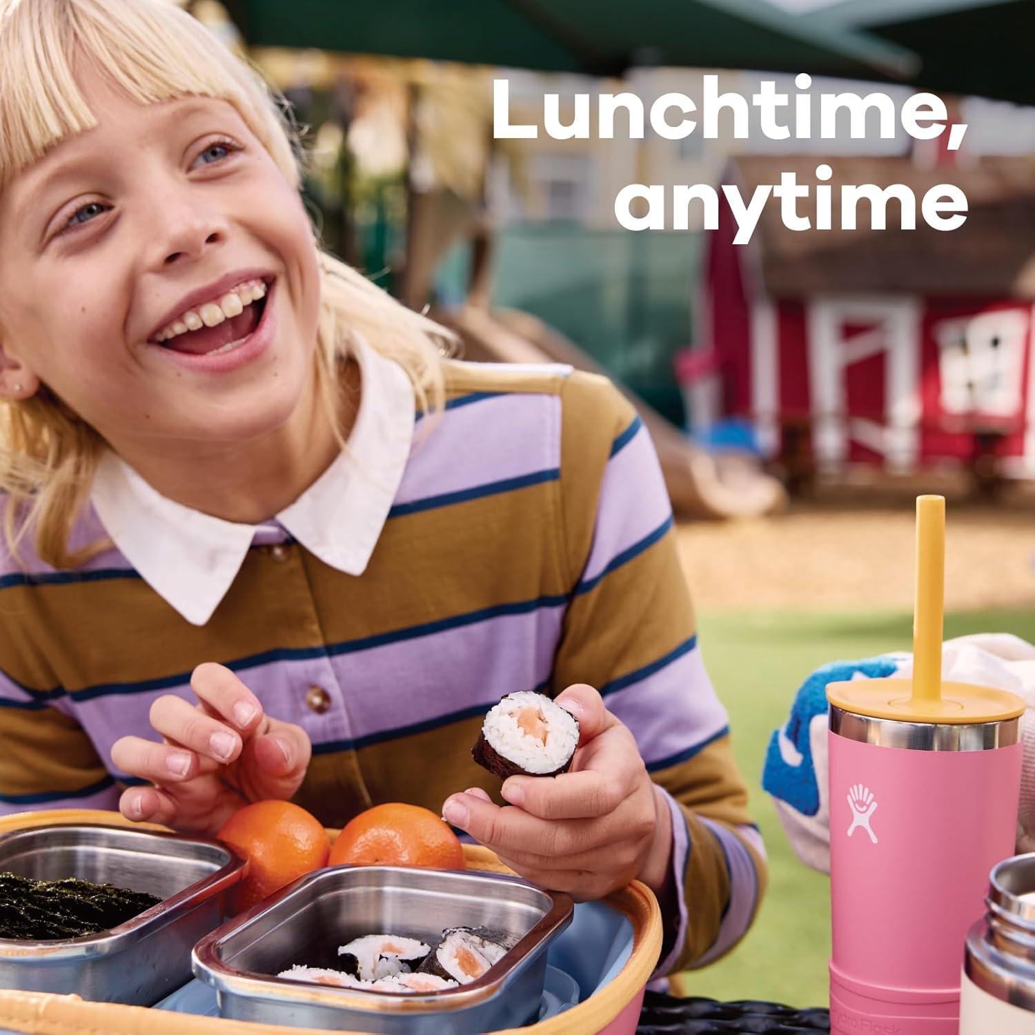 imageHydro Flask Lunch Box for Kids Unisex for Girls or Boys Insulated Lunch Bag for School in Coconut CreamDAHLIA