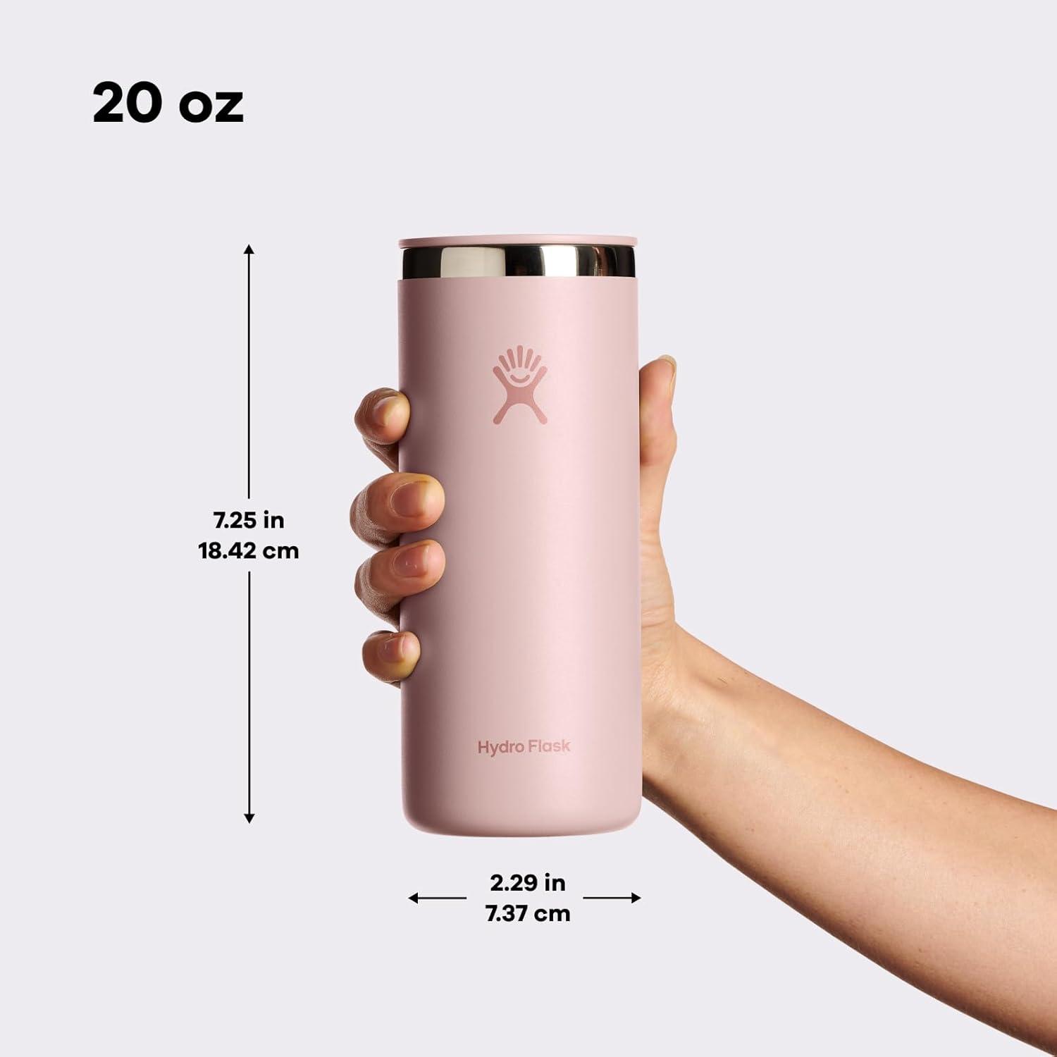 imageHydro Flask Travel Coffee Cup Insulated Stainless Steel NonSpill Leak Proof ToGo Tumbler 16 Oz Mermaid GreenBEACHPLUM PURPLE