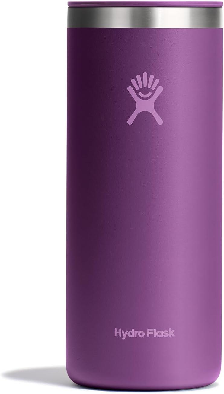 imageHydro Flask Travel Coffee Cup Insulated Stainless Steel NonSpill Leak Proof ToGo Tumbler 16 Oz Mermaid GreenBEACHPLUM PURPLE