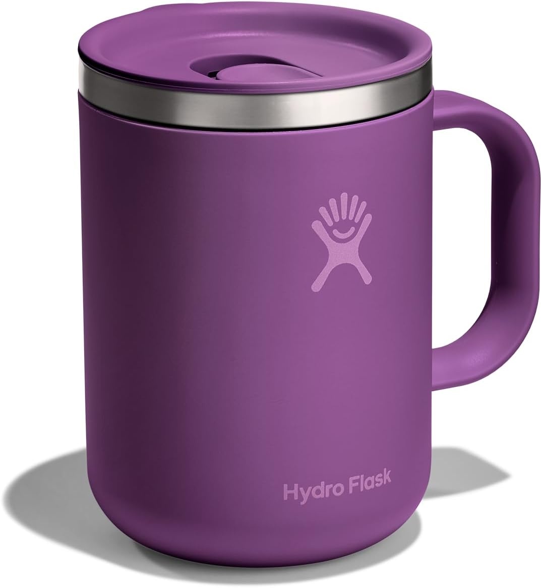 image:imageHydro Flask Coffee Mug Insulated Stainless Steel Non Spill Leak Resistant Travel Mug 12 Oz Deep TealBeachplum Purple