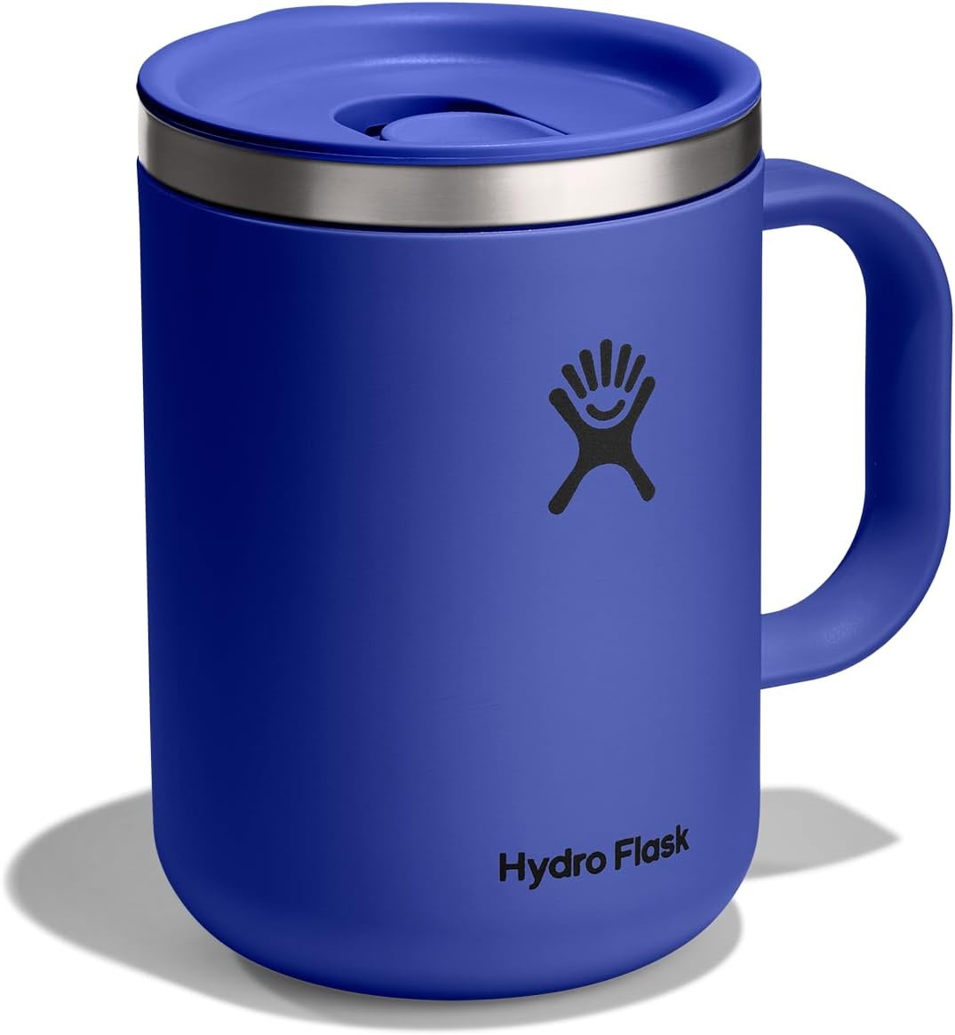 image:imageHydro Flask Coffee Mug Insulated Stainless Steel Non Spill Leak Resistant Travel Mug 12 Oz Deep TealCapri Blue