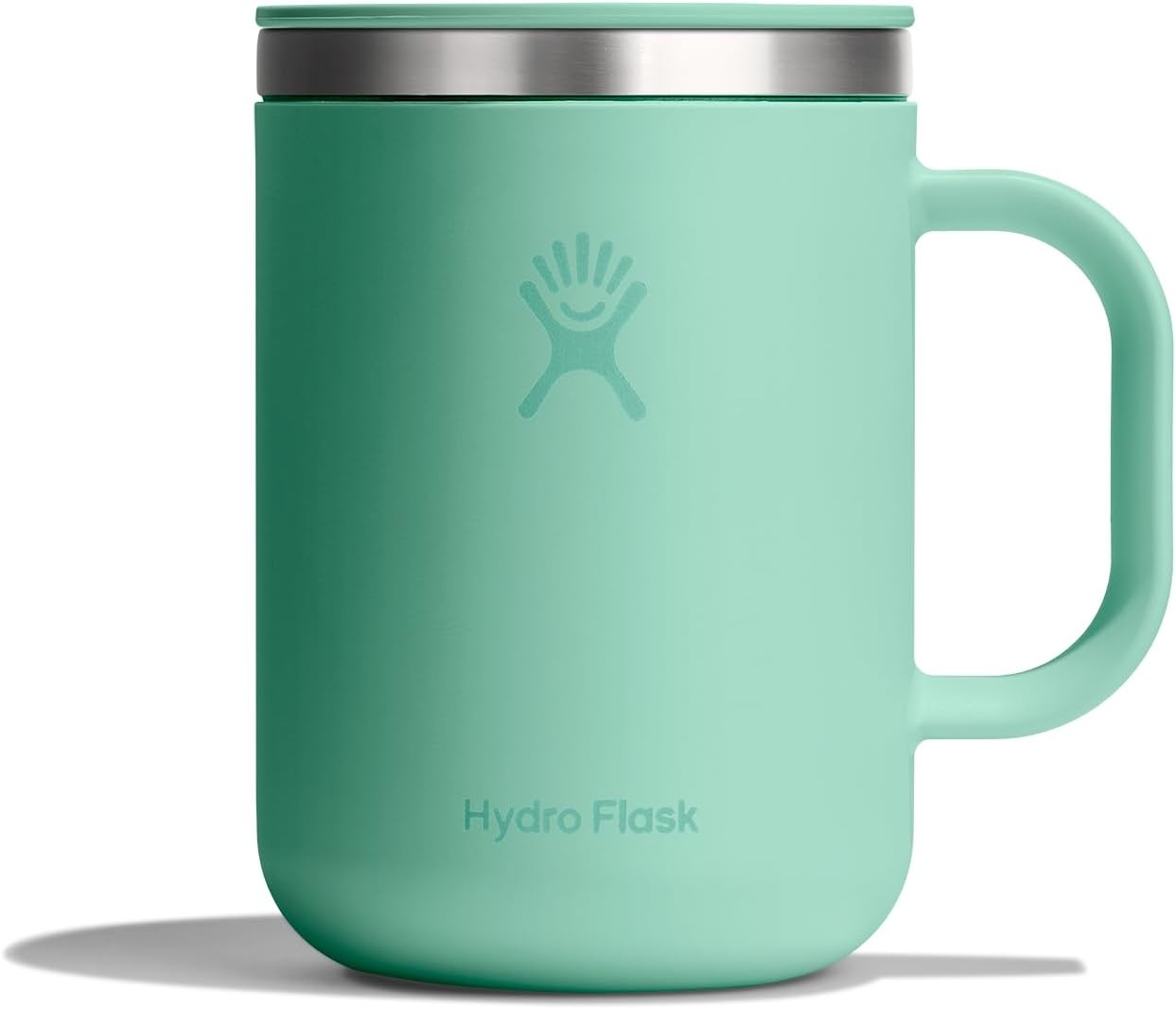 image:imageHydro Flask Coffee Mug Insulated Stainless Steel Non Spill Leak Resistant Travel Mug 12 Oz Deep TealMermaid Green