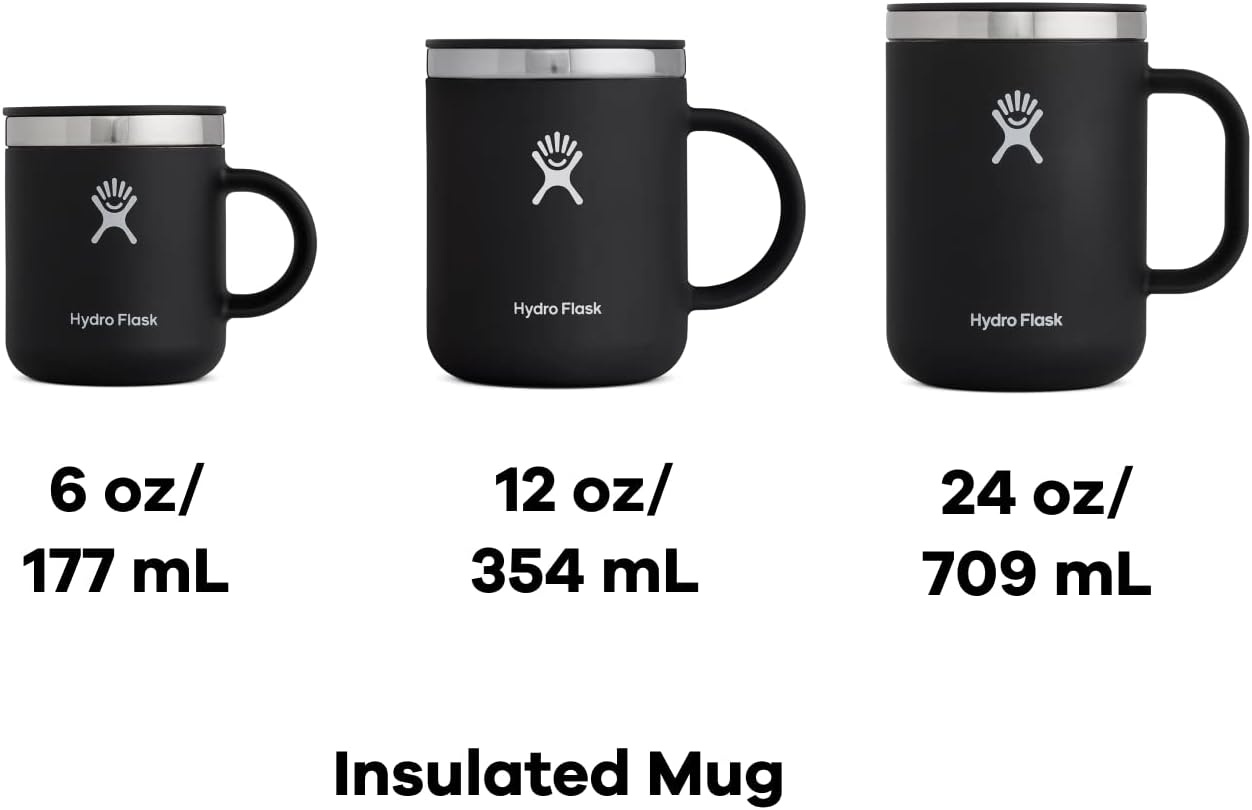 image:imageHydro Flask Coffee Mug Insulated Stainless Steel Non Spill Leak Resistant Travel Mug 12 Oz Deep TealSurf