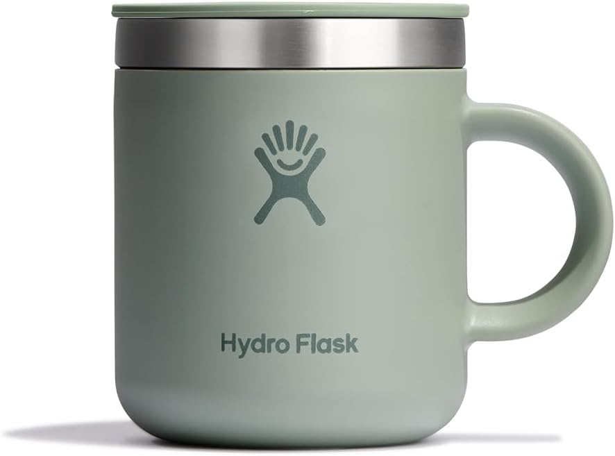 image:imageHydro Flask Coffee Mug Insulated Stainless Steel Non Spill Leak Resistant Travel Mug 12 Oz Deep TealTonal Agave Green