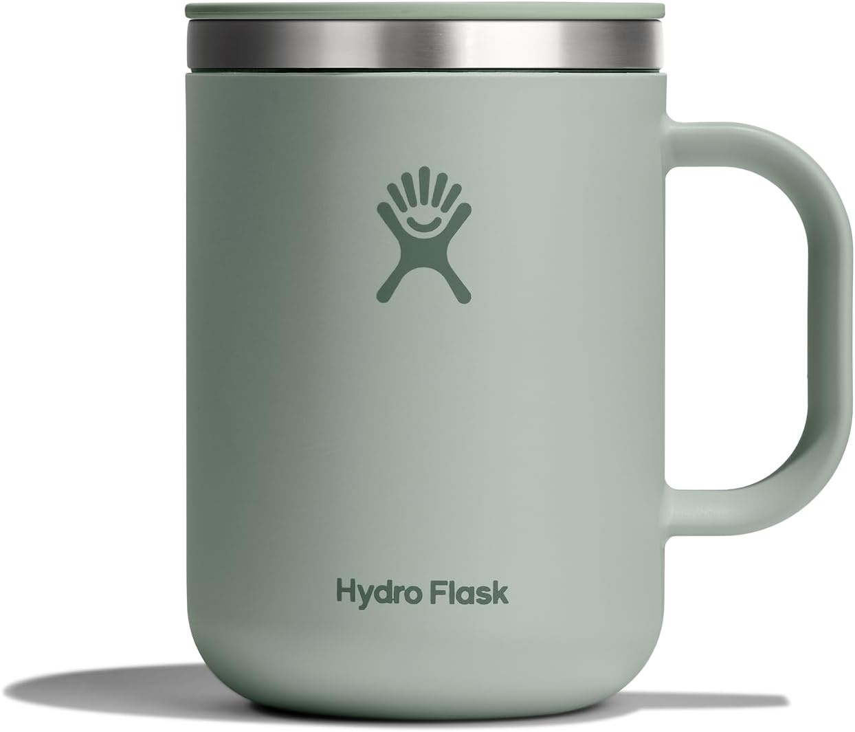 image:imageHydro Flask Coffee Mug Insulated Stainless Steel Non Spill Leak Resistant Travel Mug 12 Oz Deep TealTonal Agave Green