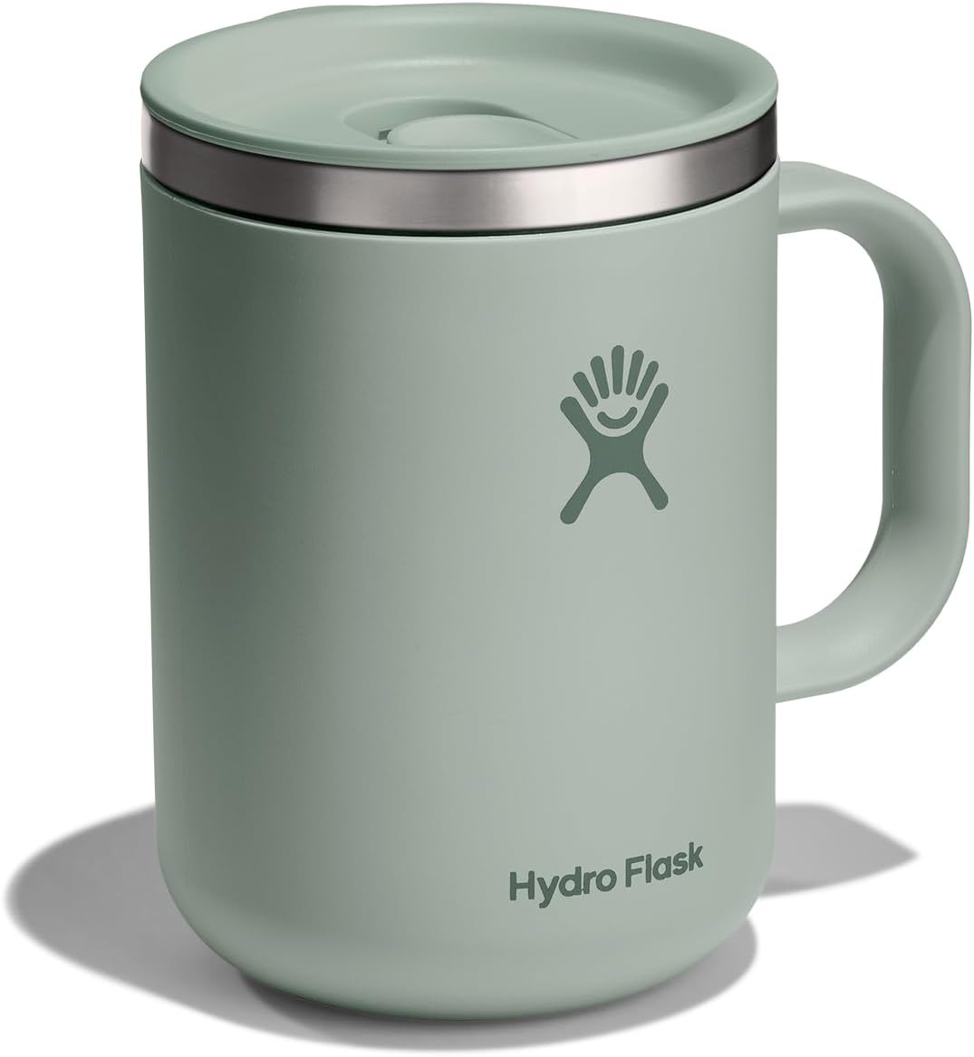 image:imageHydro Flask Coffee Mug Insulated Stainless Steel Non Spill Leak Resistant Travel Mug 12 Oz Deep TealTonal Agave Green