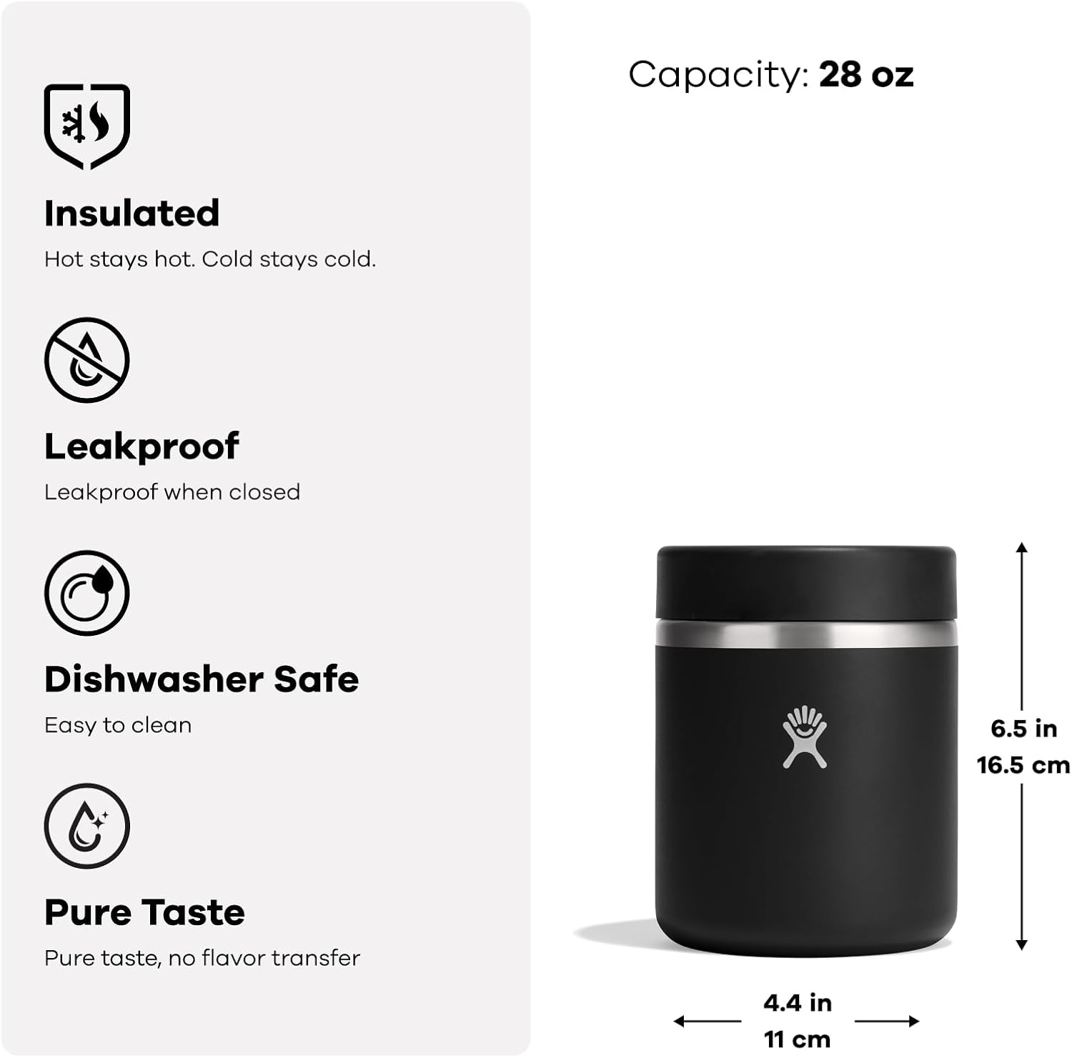 image:imageHydro Flask Food Jar Insulated Stainless Steel Snack Travel Container for Hot Food Lunch amp Soup 12 Oz Deep TealBirch
