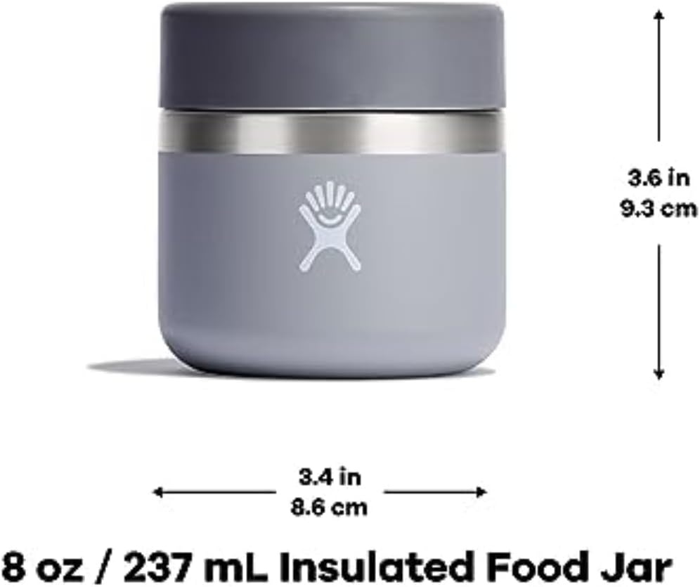 image:imageHydro Flask Food Jar Insulated Stainless Steel Snack Travel Container for Hot Food Lunch amp Soup 12 Oz Deep TealBlack