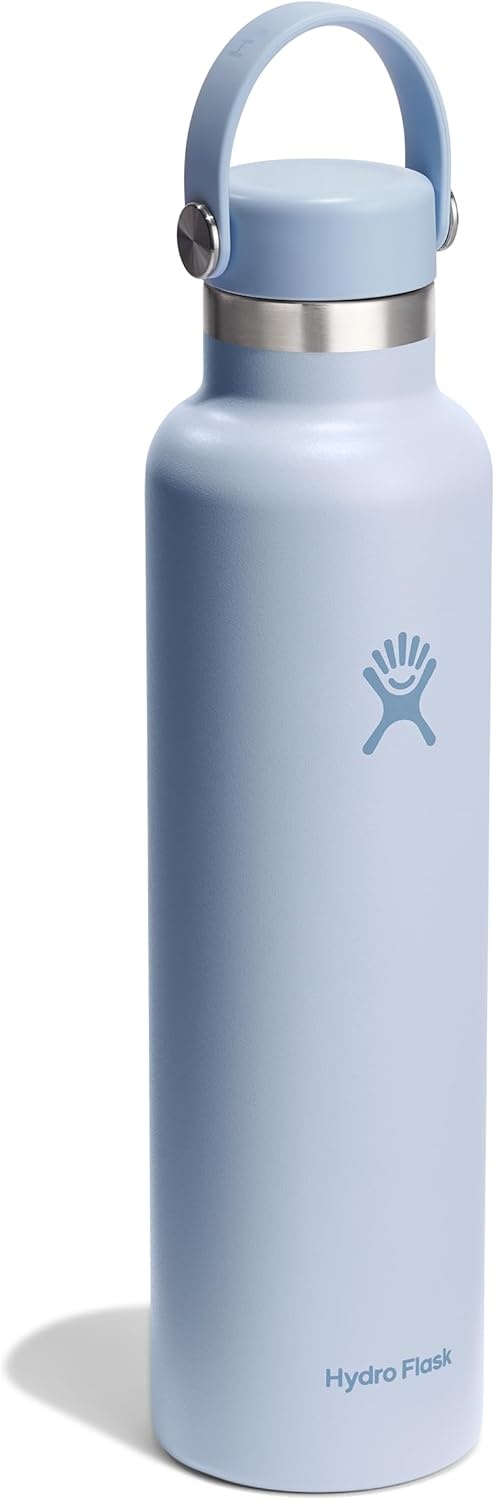 image:imageHydro Flask Water Bottle Insulated Stainless Steel Non Spill Leakproof in 24 Oz Deep TealSurf
