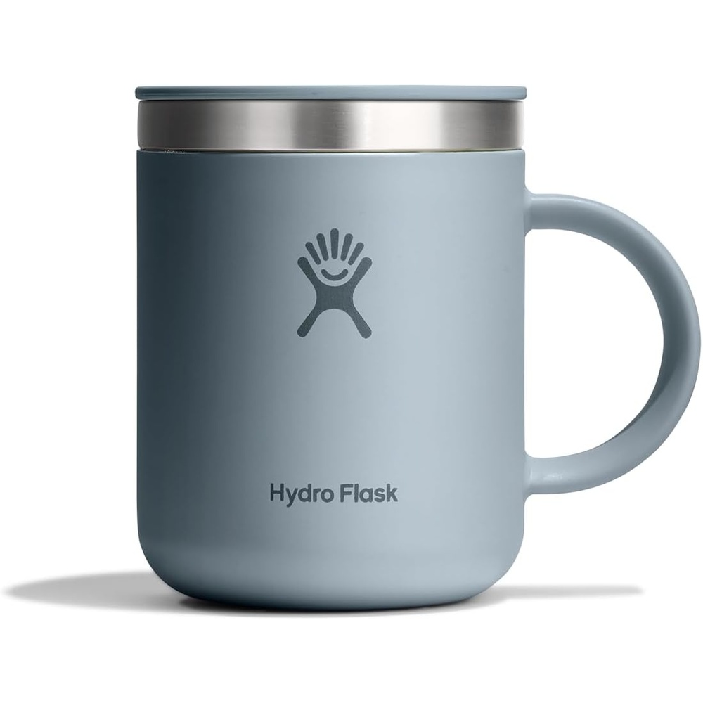 image:imageHydro Flask Coffee Mug Insulated Stainless Steel Non Spill Leak Resistant Travel Mug 12 Oz Deep TealShale Gray
