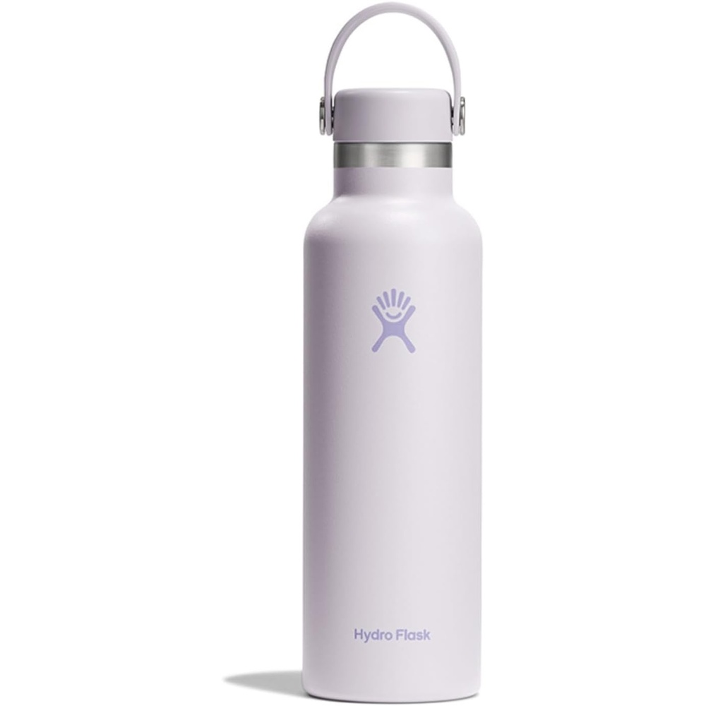 image:imageHydro Flask Water Bottle Insulated Stainless Steel Non Spill Leakproof in 24 Oz Deep TealCloud Pink