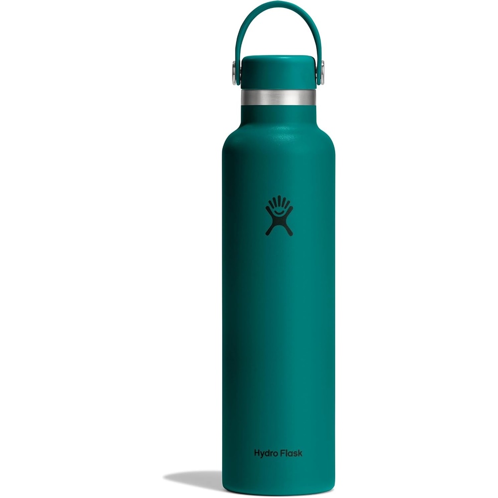 image:imageHydro Flask Water Bottle Insulated Stainless Steel Non Spill Leakproof in 24 Oz Deep TealDeep Teal