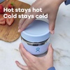 Hydro Flask Food Jar – Insulated Stainless Steel, Snack Travel Container for Hot Food, Lunch, & Soup 12 Oz Deep Teal(Agave Green)