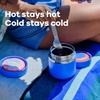 Hydro Flask Food Jar – Insulated Stainless Steel, Snack Travel Container for Hot Food, Lunch, & Soup 12 Oz Deep Teal(Black)