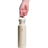 Hydro Flask Water Bottle – Insulated Stainless Steel – Non Spill, Leakproof in 24 Oz Deep Teal(Coconut)