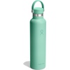Hydro Flask Water Bottle – Insulated Stainless Steel – Non Spill, Leakproof in 24 Oz Deep Teal(Mermaid Green)