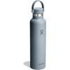 Hydro Flask Water Bottle – Insulated Stainless Steel – Non Spill, Leakproof in 24 Oz Deep Teal(Shale Gray)