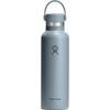 Hydro Flask Water Bottle – Insulated Stainless Steel – Non Spill, Leakproof in 24 Oz Deep Teal(Shale Gray)