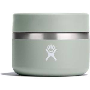 Hydro Flask Food Jar – Insulated Stainless Steel, Snack Travel Container for Hot Food, Lunch, & Soup 12 Oz Deep Teal(Agave Green)