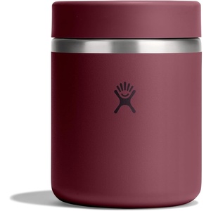 Hydro Flask Food Jar – Insulated Stainless Steel, Snack Travel Container for Hot Food, Lunch, & Soup 12 Oz Deep Teal(BURGUNDY)