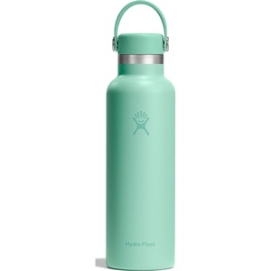Hydro Flask Water Bottle – Insulated Stainless Steel – Non Spill, Leakproof in 24 Oz Deep Teal(Mermaid Green)