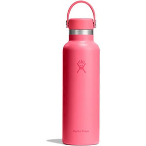 Hydro Flask Water Bottle – Insulated Stainless Steel – Non Spill, Leakproof in 24 Oz Deep Teal(Popstar Pink)