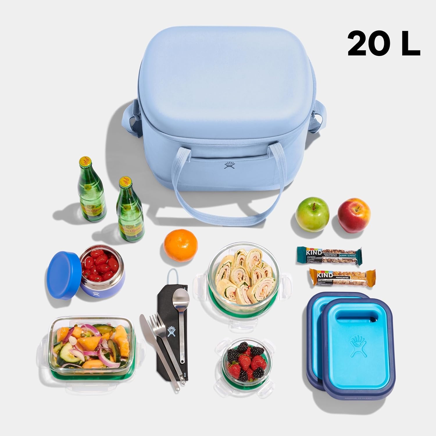image:imageHydro Flask Carryout Cooler Insulated Portable Soft Cooler 30 L Palmer GreenCascade and Surf