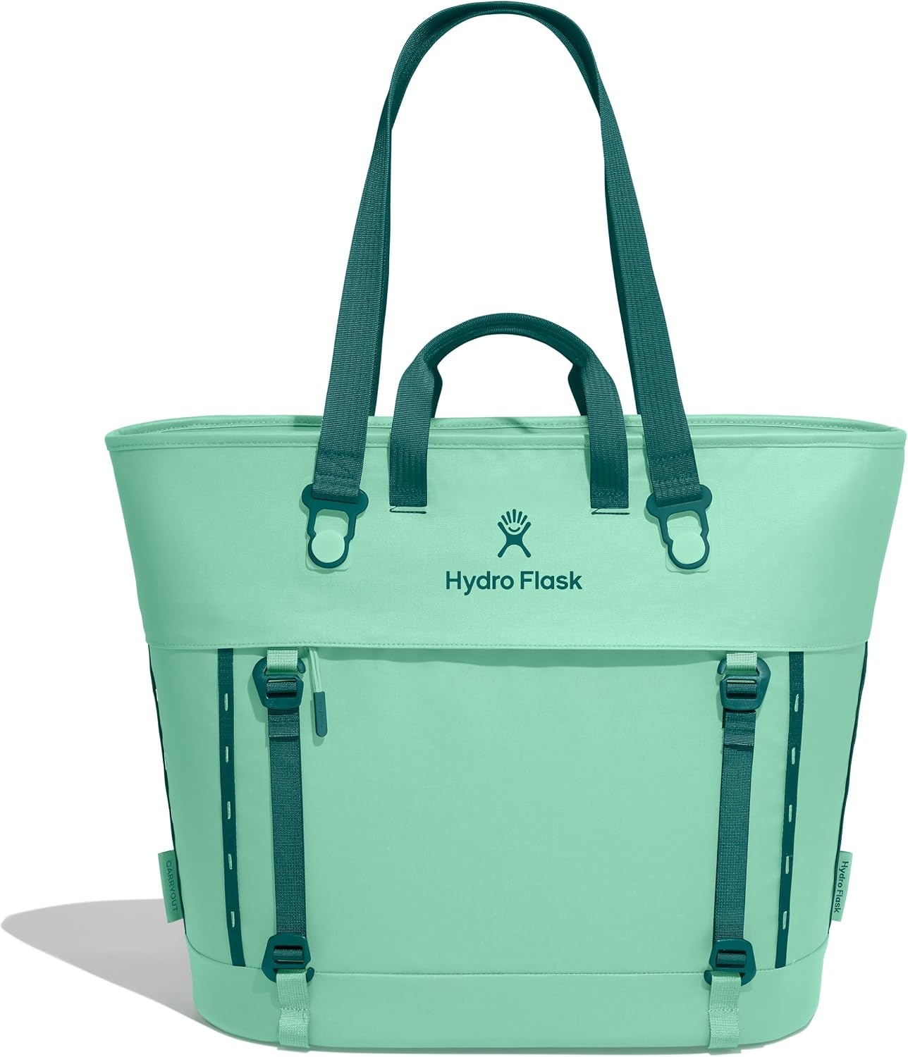 image:imageHydro Flask Carryout Tote Insulated Tote Bag 10 L Capacity in Woodland CamoMermaid Green