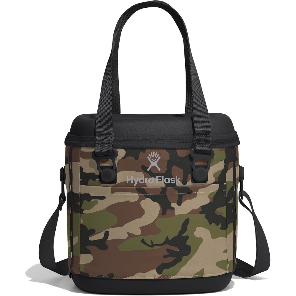 image:imageHydro Flask Carryout Cooler  Insulated Portable Soft Cooler  10 L Woodland Camo
