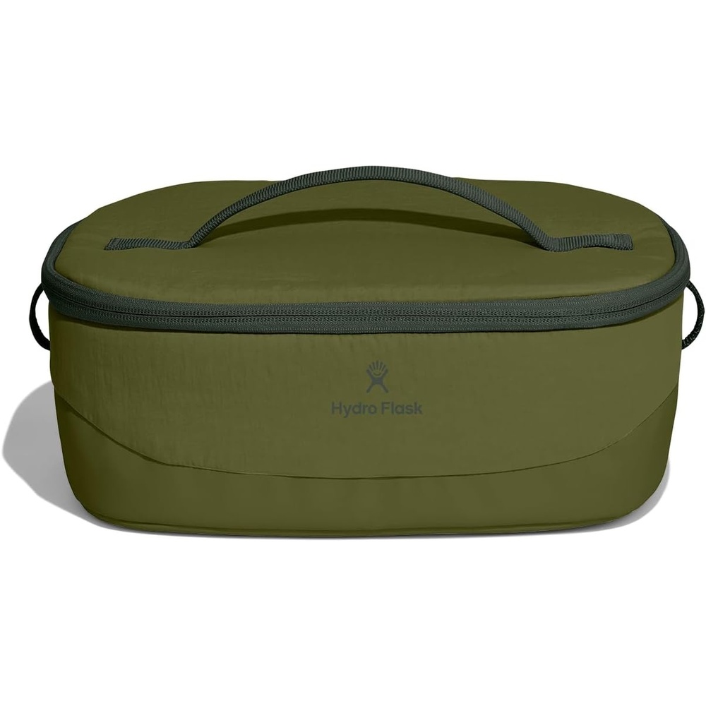 image:imageHydro Flask Carryout Lunch Box Insulated Lunch Box Soft Cooler Travel Bag BurgundyPALMER GREEN