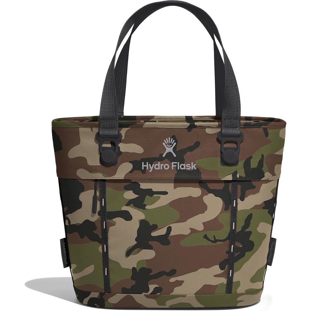 image:imageHydro Flask Carryout Tote  Insulated Tote Bag  10 L Capacity in Woodland CamoWoodland Camo