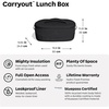 Hydro Flask Carryout Lunch Box – Insulated Lunch Box – Soft Cooler Travel Bag Burgundy(HARBOR BLUE)