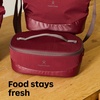 Hydro Flask Carryout Lunch Box – Insulated Lunch Box – Soft Cooler Travel Bag Burgundy(UTOPIA PURPLE)