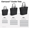 Hydro Flask Carryout Tote – Insulated Tote Bag – 10 L Capacity in Woodland Camo(Shale Gray)