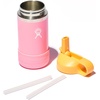 Hydro Flask Kids Water Bottle for School – Stainless Steel and Insulated with Straw Cap – 12 Oz in Blossom Pink(Coconut)
