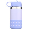 Hydro Flask Kids Water Bottle for School – Stainless Steel and Insulated with Straw Cap – 12 Oz in Blossom Pink(Wisteria)