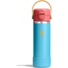 Hydro Flask Kids Water Bottle for School – Stainless Steel and Insulated with Straw Cap – 18 Oz in Bluejay