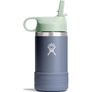 Hydro Flask Kids Water Bottle for School – Stainless Steel and Insulated with Straw Cap – 12 Oz in Blossom Pink(Koala)