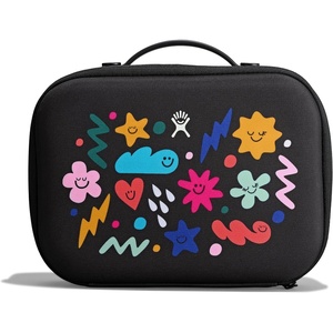 Hydro Flask Lunch Box for Kids – Unisex for Girls or Boys – Insulated Lunch Bag for School in Anemone Purple(DAYDREAM BLACK)