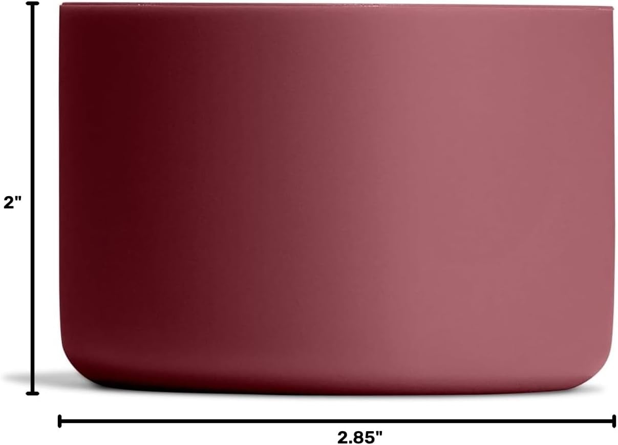 image:imageHydro Flask Bottle Boot Bottom Protector Sleeve Silicone Water Bottle Accessory Small Burgundy