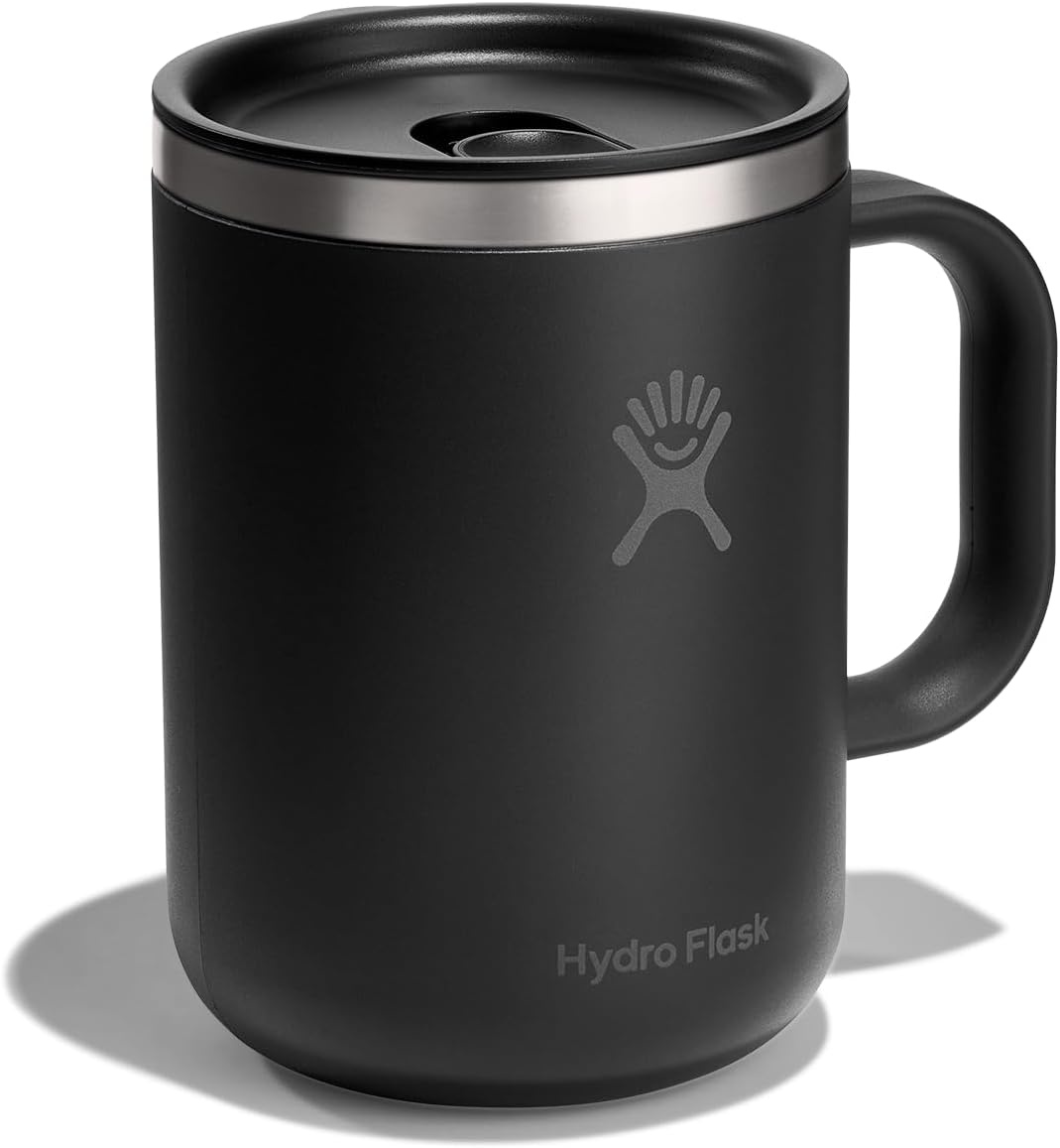 image:imageHydro Flask Coffee Mug Insulated Stainless Steel Non Spill Leak Resistant Travel Mug 24 Oz Palmer GreenTonal Black
