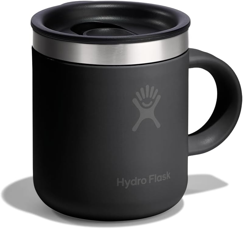 image:imageHydro Flask Coffee Mug Insulated Stainless Steel Non Spill Leak Resistant Travel Mug 24 Oz Palmer GreenTonal Black