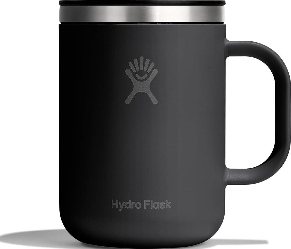 image:imageHydro Flask Coffee Mug Insulated Stainless Steel Non Spill Leak Resistant Travel Mug 24 Oz Palmer GreenTonal Black