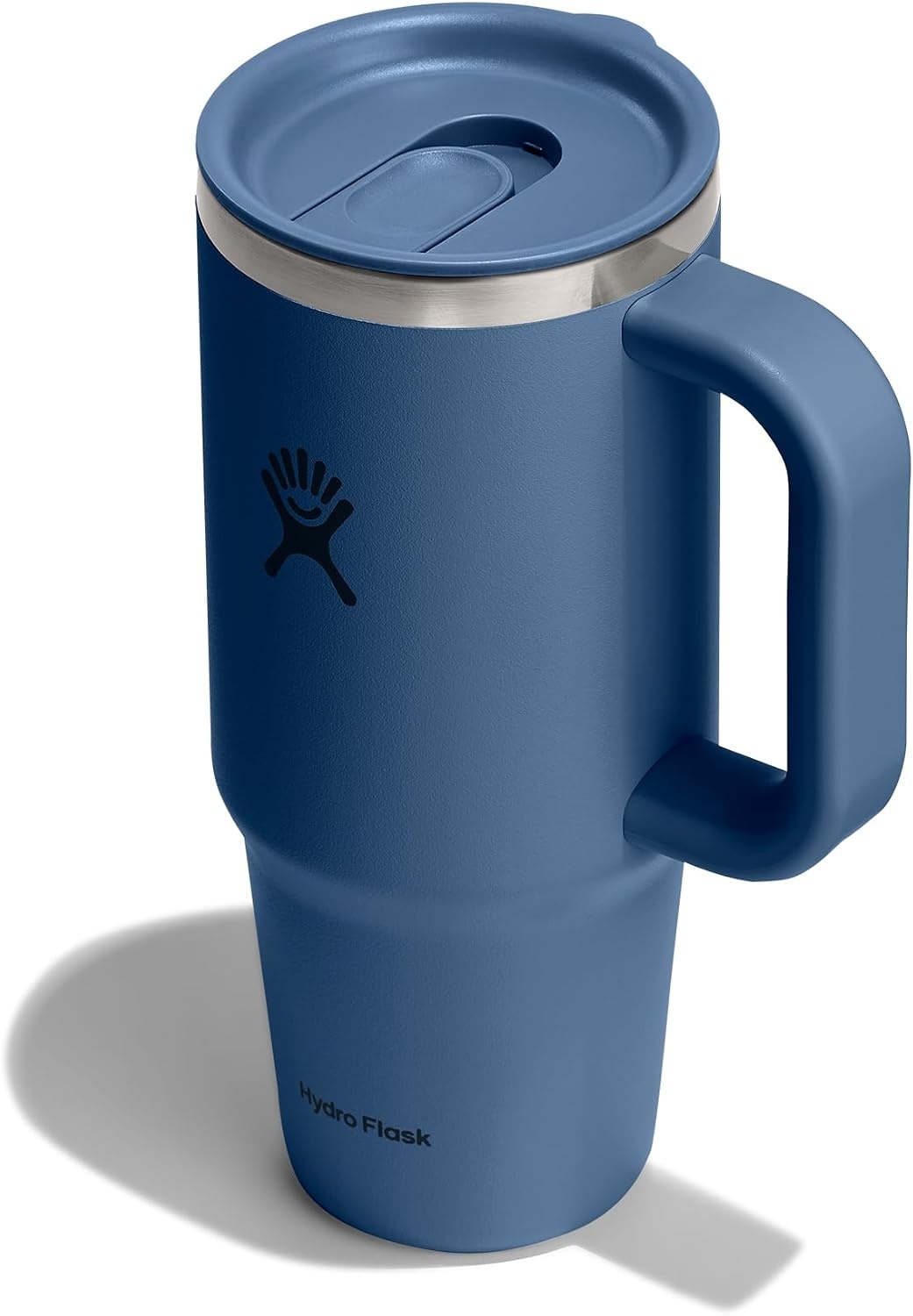 image:imageHydro Flask Coffee Travel Tumbler Mug Insulated Stainless Steel Leak Proof Hot amp Iced Coffee Cup 24 Oz BurgundyHarbor Blue