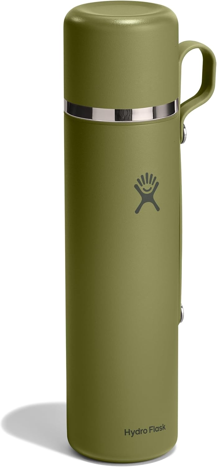 image:imageHydro Flask Hot Flask amp Cup Insulated Stainless Steel Hot Drink Travel Container for Coffee amp Tea 36 Oz Palmer GreenPALMER GREEN