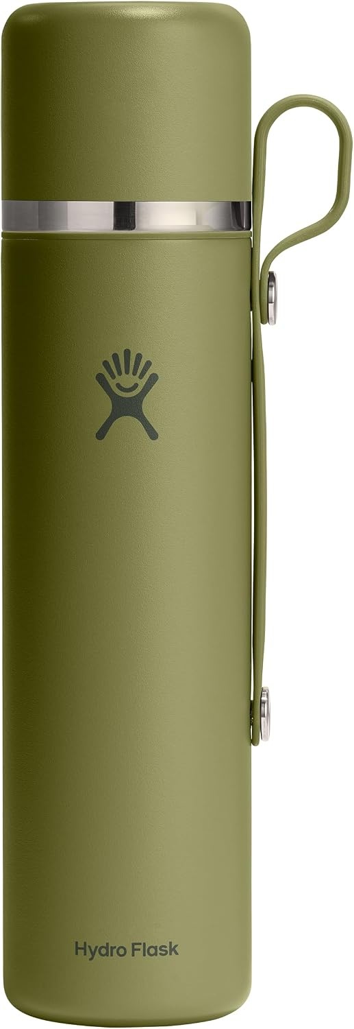 image:imageHydro Flask Hot Flask amp Cup Insulated Stainless Steel Hot Drink Travel Container for Coffee amp Tea 36 Oz Palmer GreenPALMER GREEN