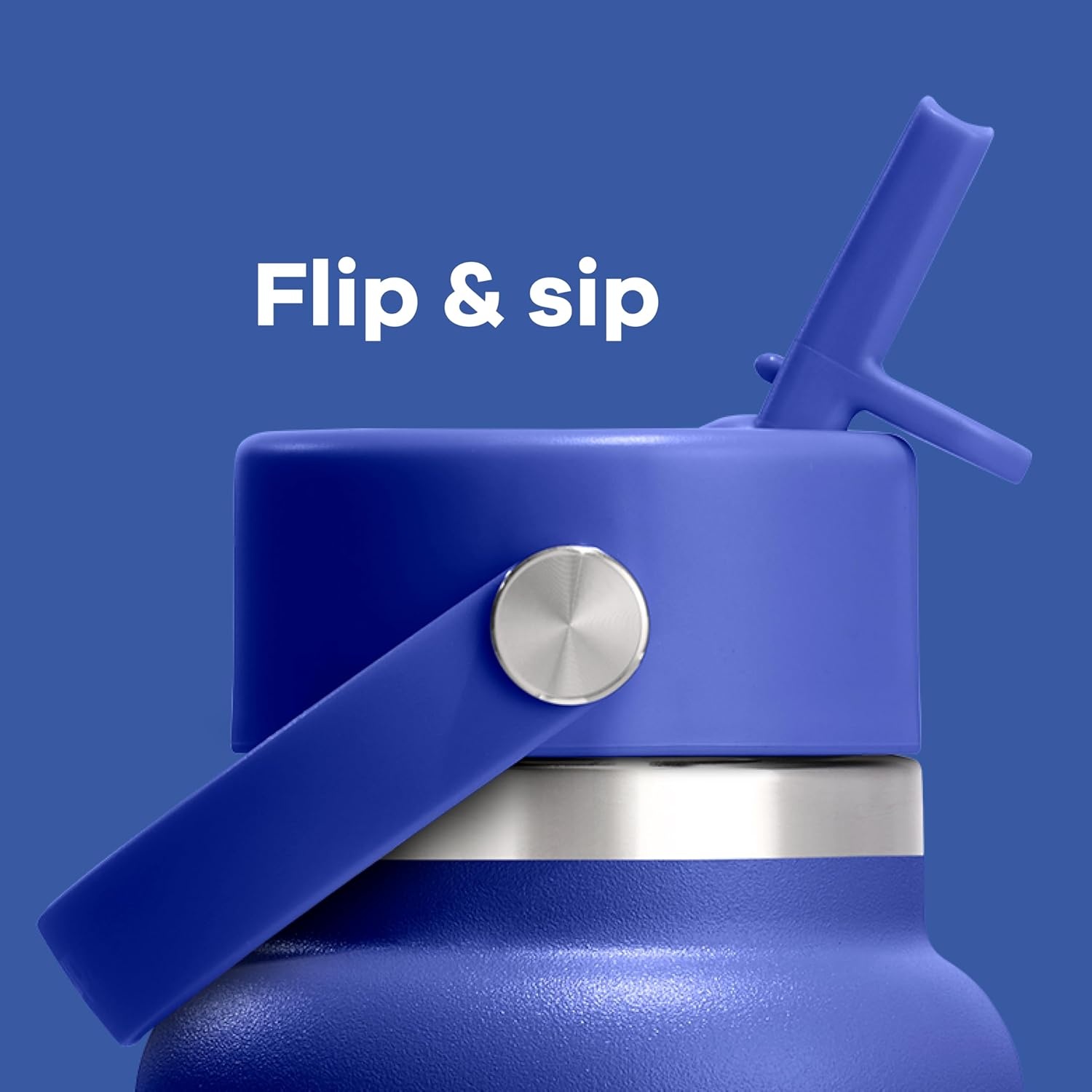image:imageHydro Flask Lid Straw Lid Replacement for Wide Mouth Water Bottles Palmer GreenCAPRI BLUE